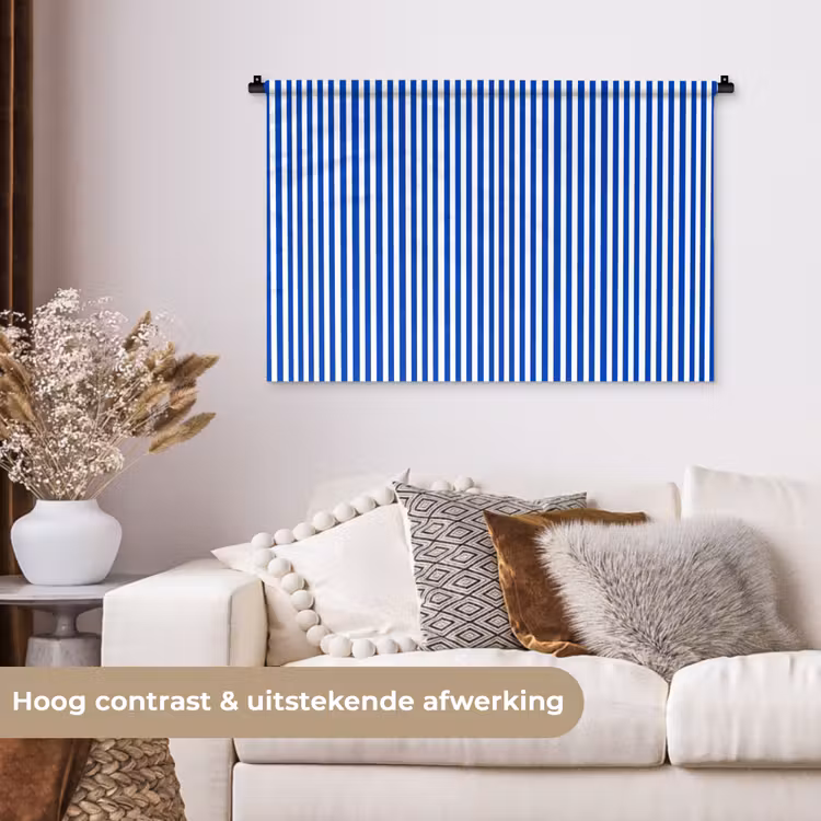 Tenture murale - Classique - Rayures - Bleu — 5