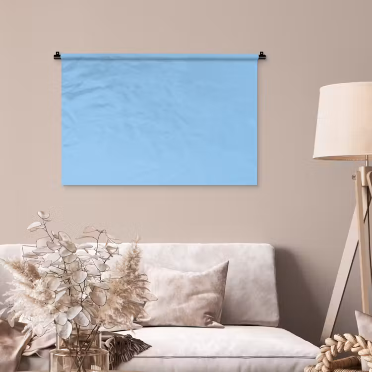 Tenture murale - Bébé - Bleu - Bleu — 2
