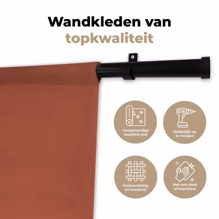 Tenture murale - Copperhead - Orange - Marron — 3