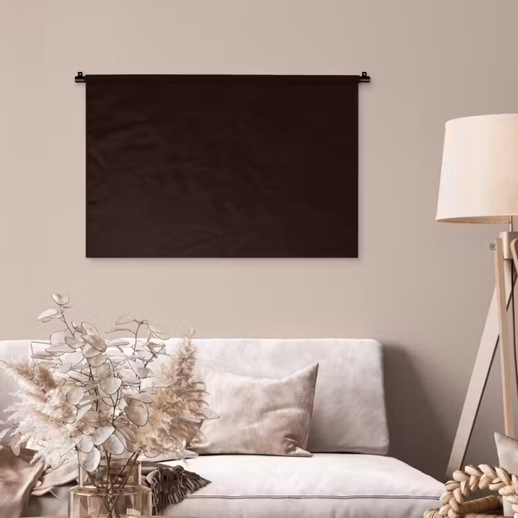 Tenture murale - Deep - Obsidienne - Marron — 2