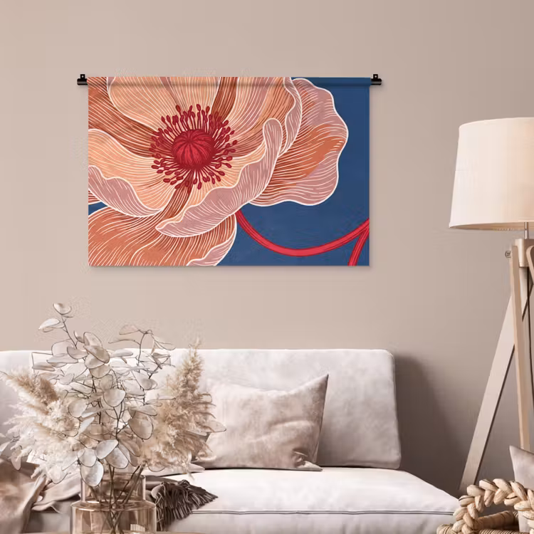 Tenture murale - Fleurs - Moderne - Abstrait — 2