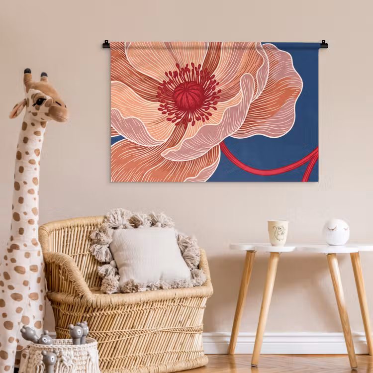 Tenture murale - Fleurs - Moderne - Abstrait — 6