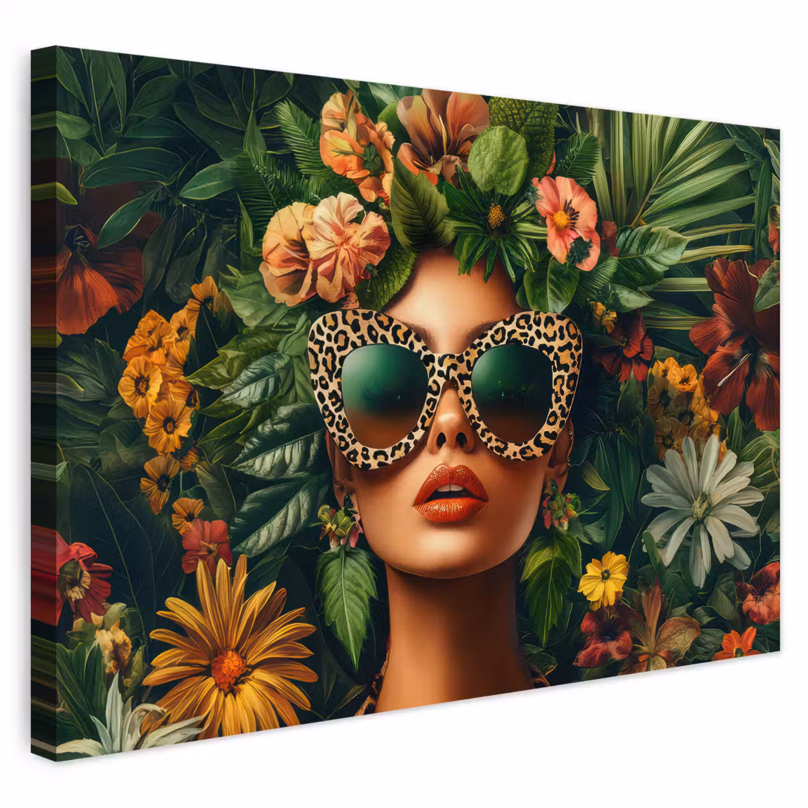 Toile extérieure - Femme - Imprimé panthère - Jungle - Nature - Luxe — 1