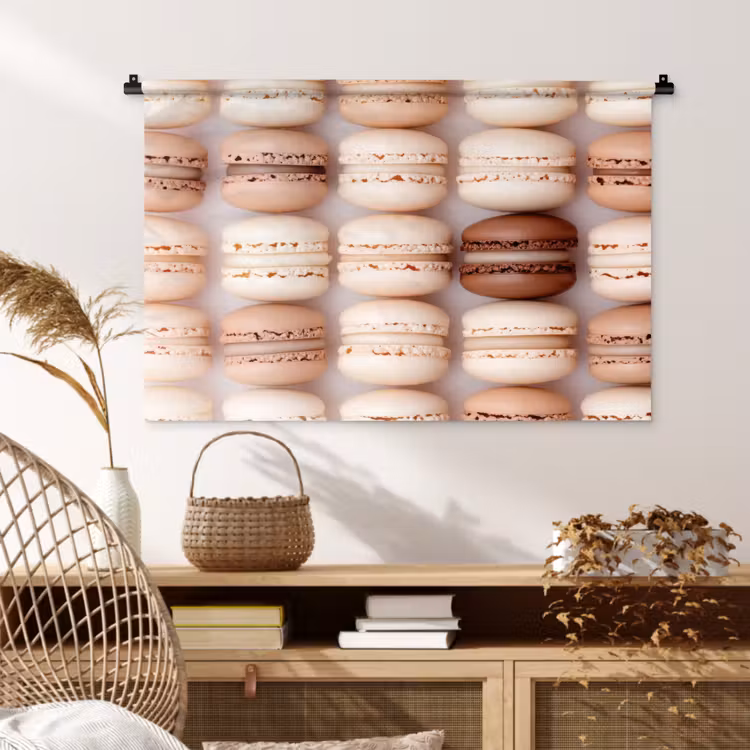 Tenture murale - Macarons - Beige - Marron — 4