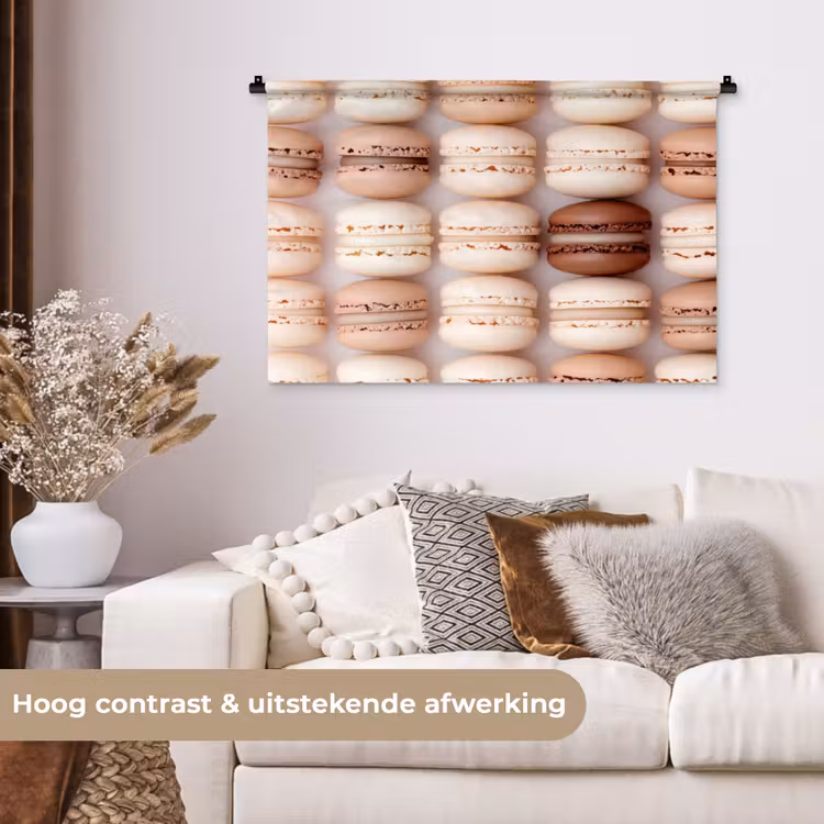 Tenture murale - Macarons - Beige - Marron — 5