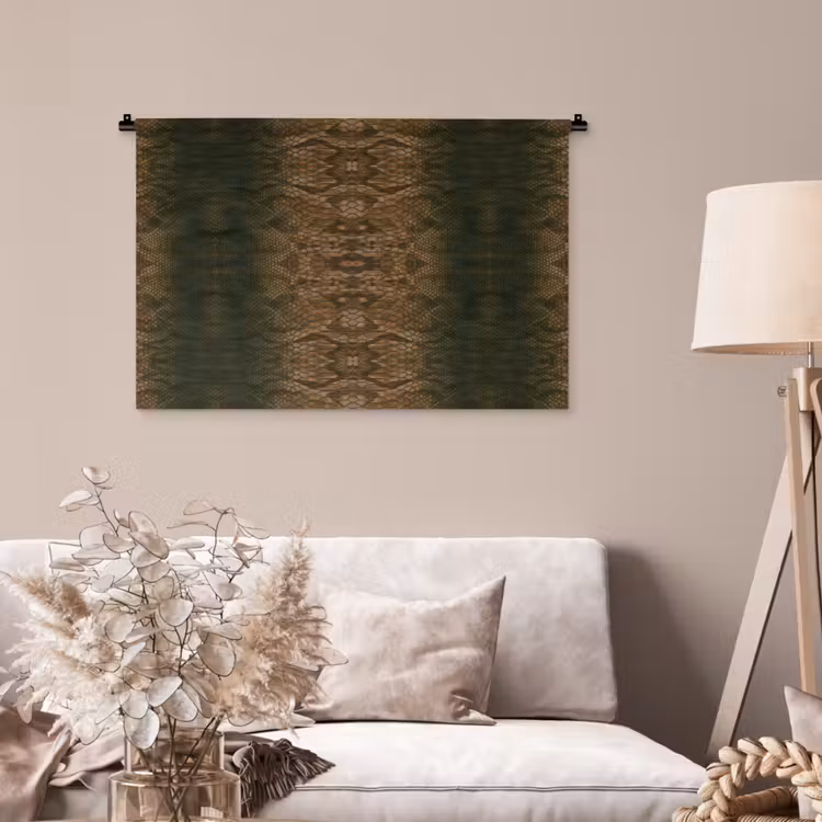 Tenture murale - Serpent - Boa - Marron — 2
