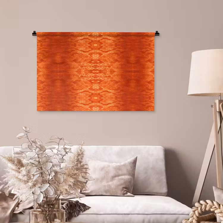 Tenture murale - Serpent - Boa - Orange — 2