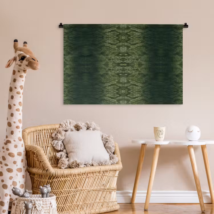 Tenture murale - Serpent - Boa - Vert — 6