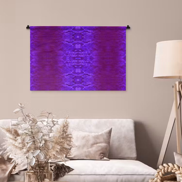Tenture murale - Serpent - Boa - Violet — 2