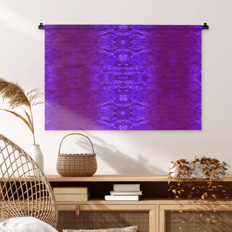 Tenture murale - Serpent - Boa - Violet — 4