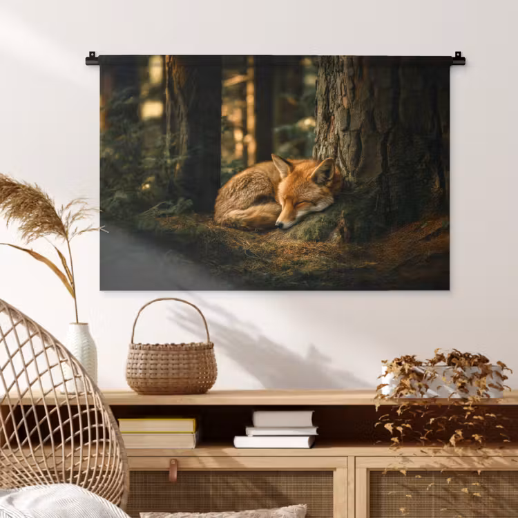 Tenture murale - Renard - Forêt - Sommeil — 4