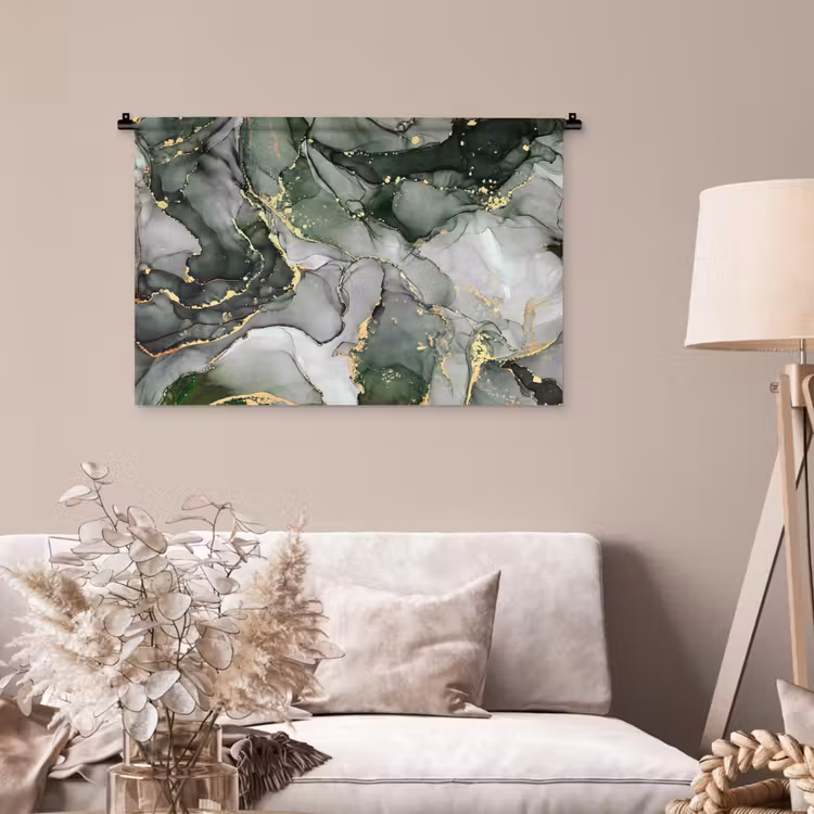 Tenture murale - Luxe - Marbre - Vert — 2