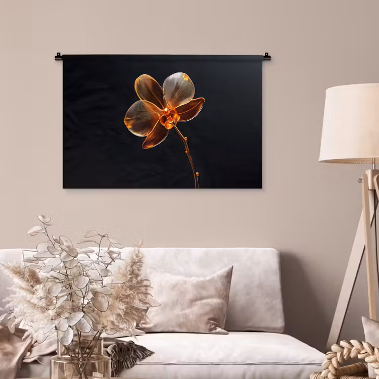 Tenture murale - Orchidée - Transparent - Fleur — 2