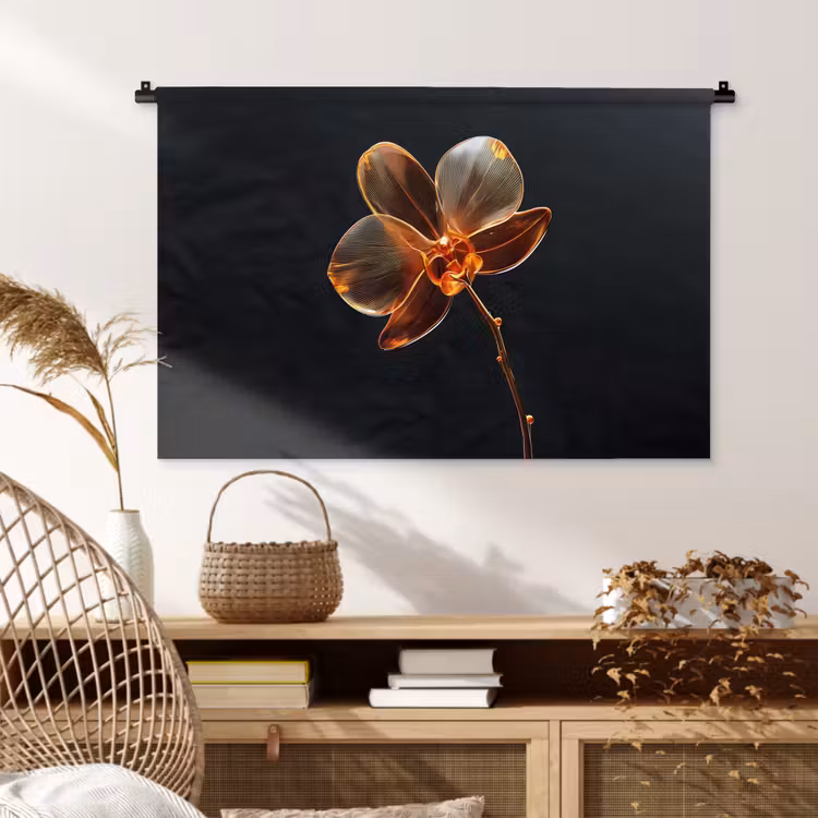Tenture murale - Orchidée - Transparent - Fleur — 4