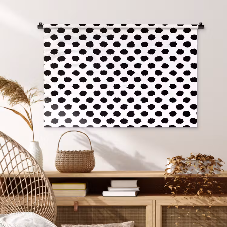 Tenture murale - Raw - Dots - Black — 4