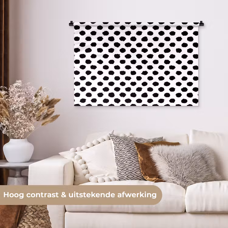 Tenture murale - Raw - Dots - Black — 5