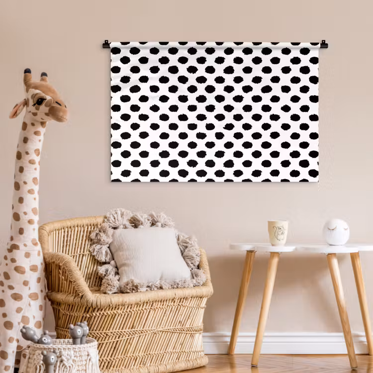 Tenture murale - Raw - Dots - Black — 6