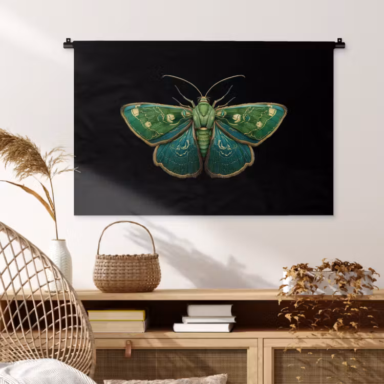Tenture murale - Moth - Vibrant - Vert — 4