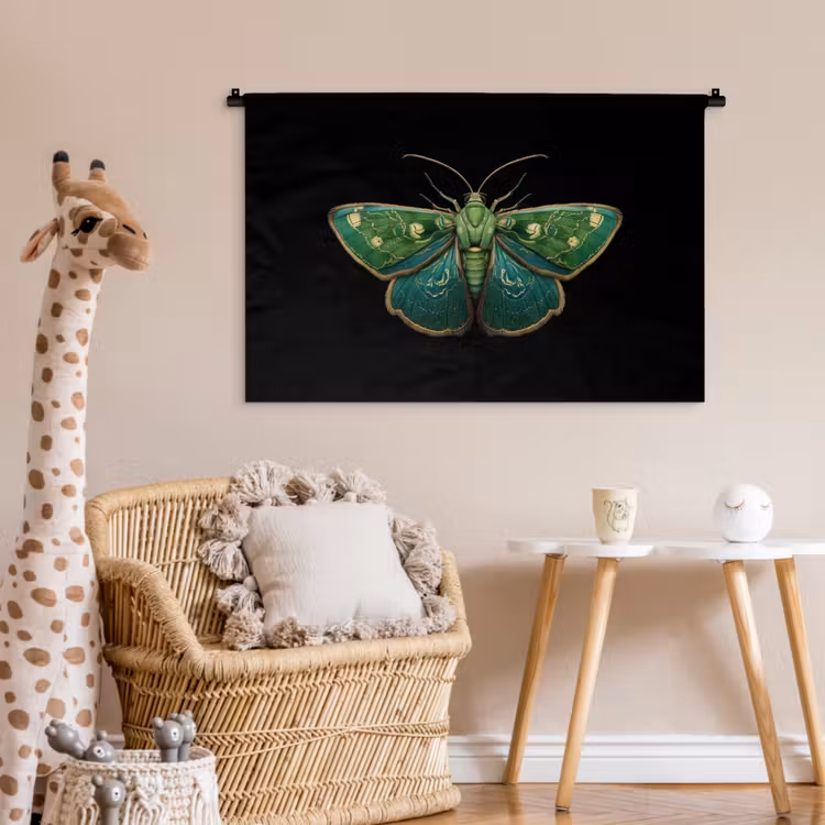 Tenture murale - Moth - Vibrant - Vert — 6