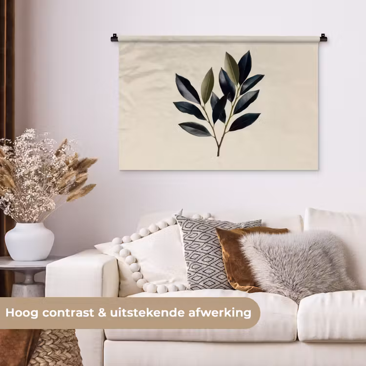 Tenture murale - Ovale - Vert olive - Simple — 5