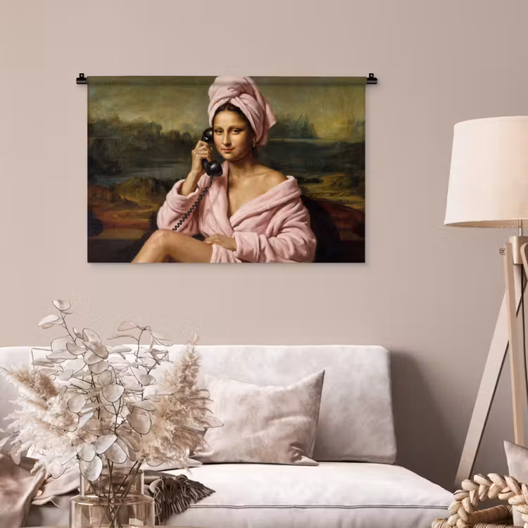 Tenture murale - Mona - Classique - Rose — 2