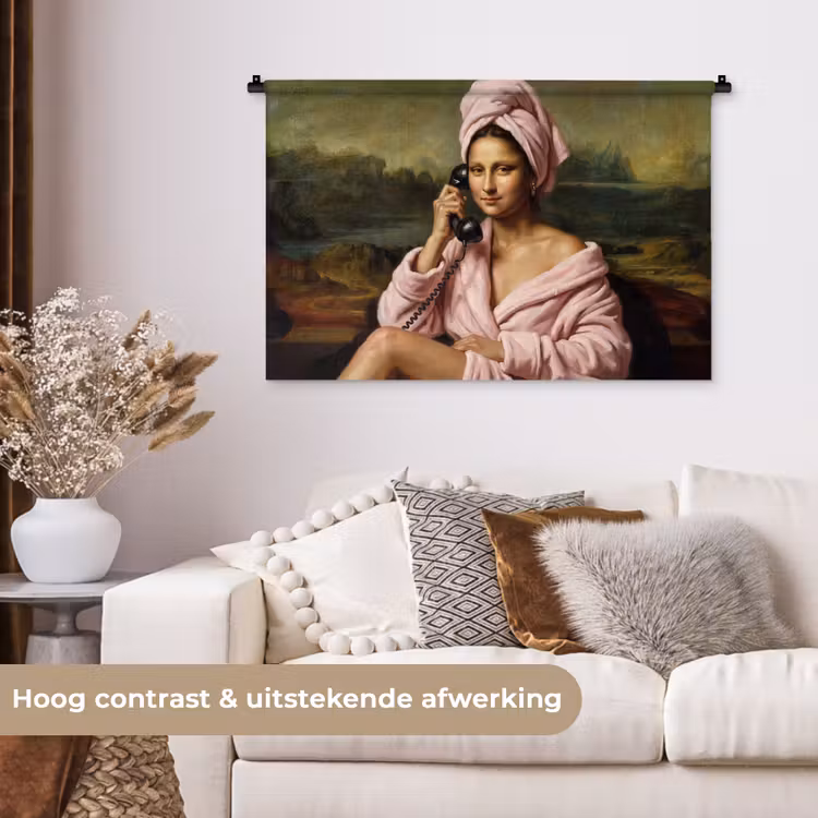 Tenture murale - Mona - Classique - Rose — 5