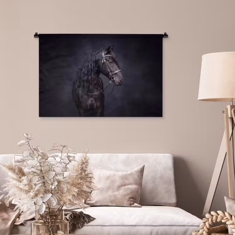 Tenture murale - Portrait - Cheval - Sombre — 2