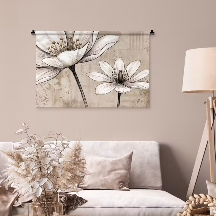 Tenture murale - Moderne - Design - Blanc — 2