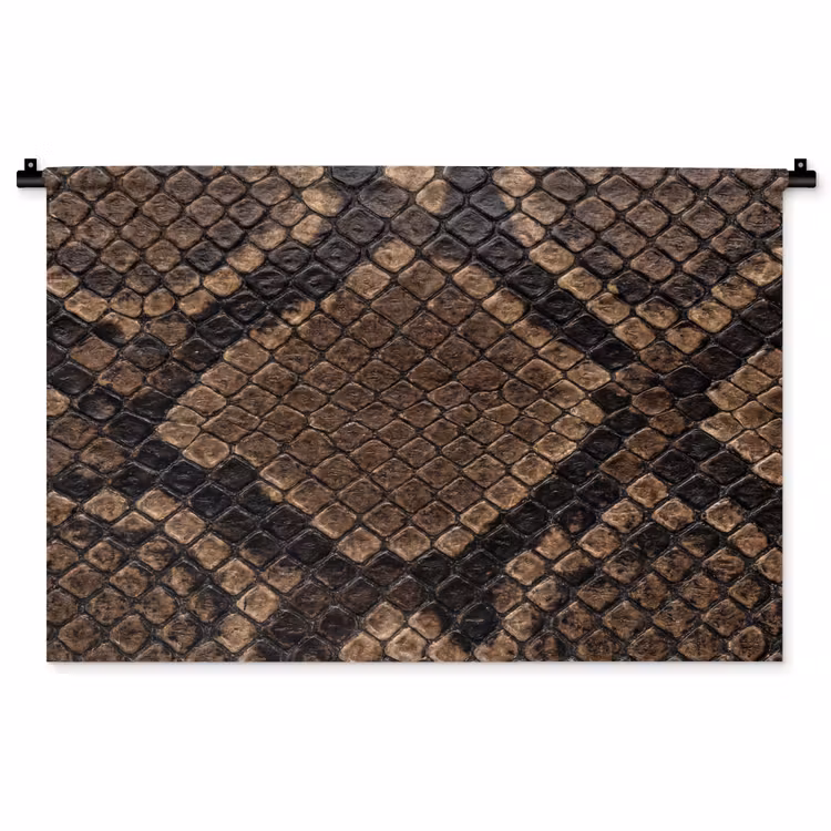 Tenture murale - Python - Écailles - Bronze — 1