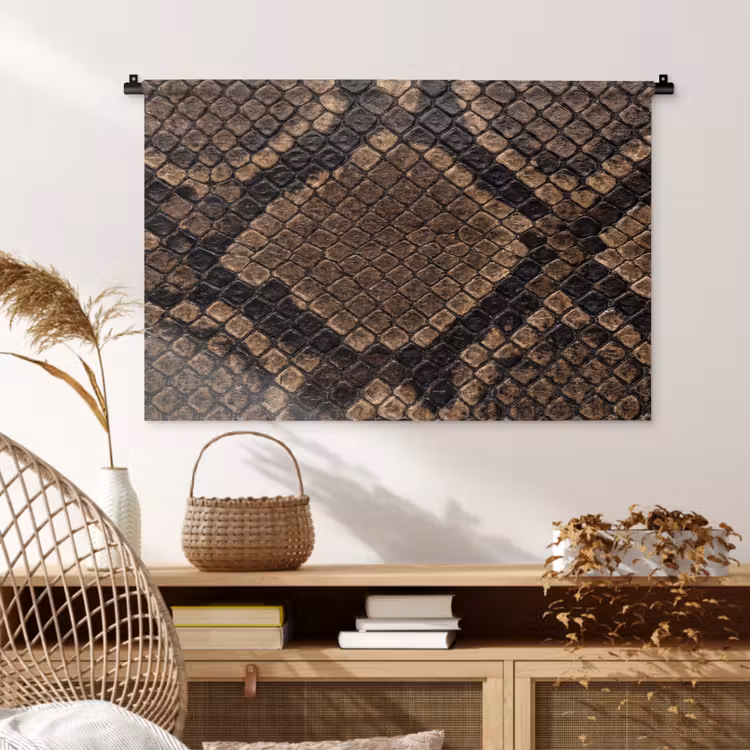 Tenture murale - Python - Écailles - Bronze — 4