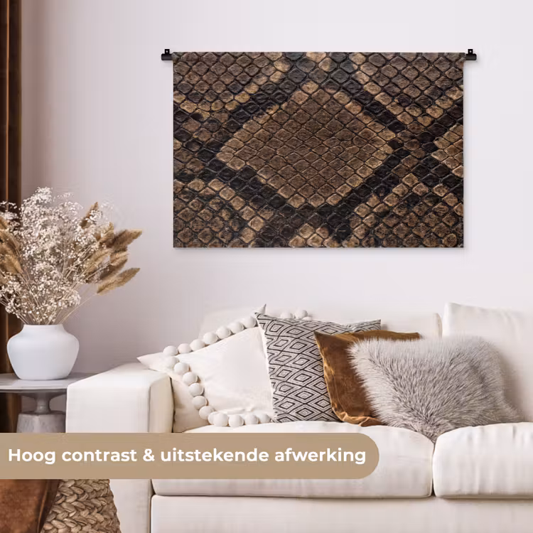 Tenture murale - Python - Écailles - Bronze — 5