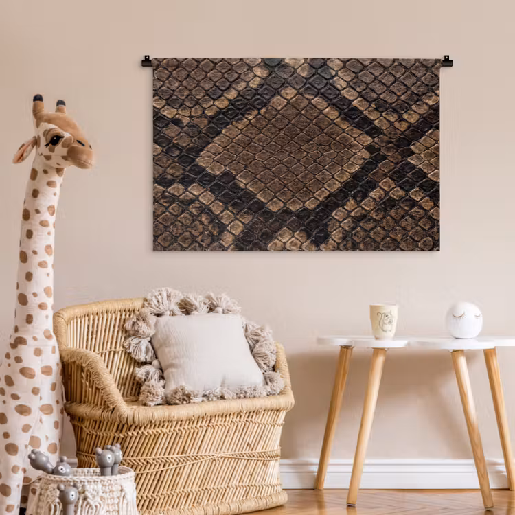 Tenture murale - Python - Écailles - Bronze — 6