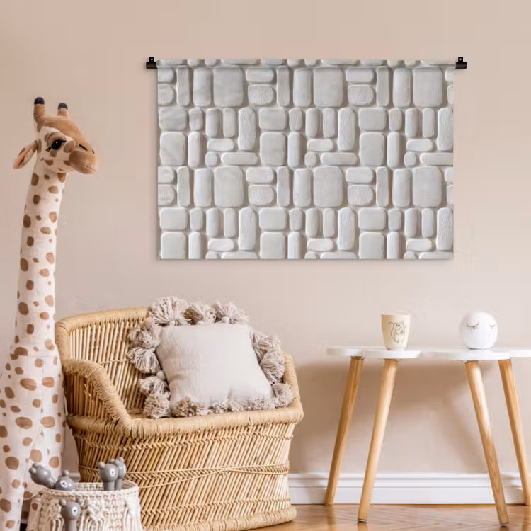 Tenture murale - Relief - Texture - Blanc — 6