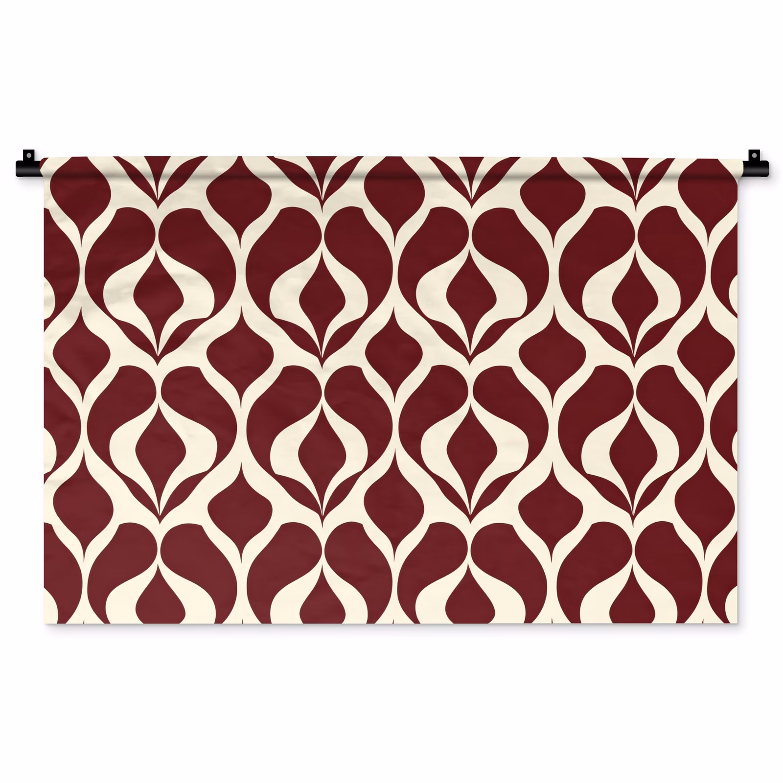 Tenture murale - Rouge - Drop pattern - Graphic — 1