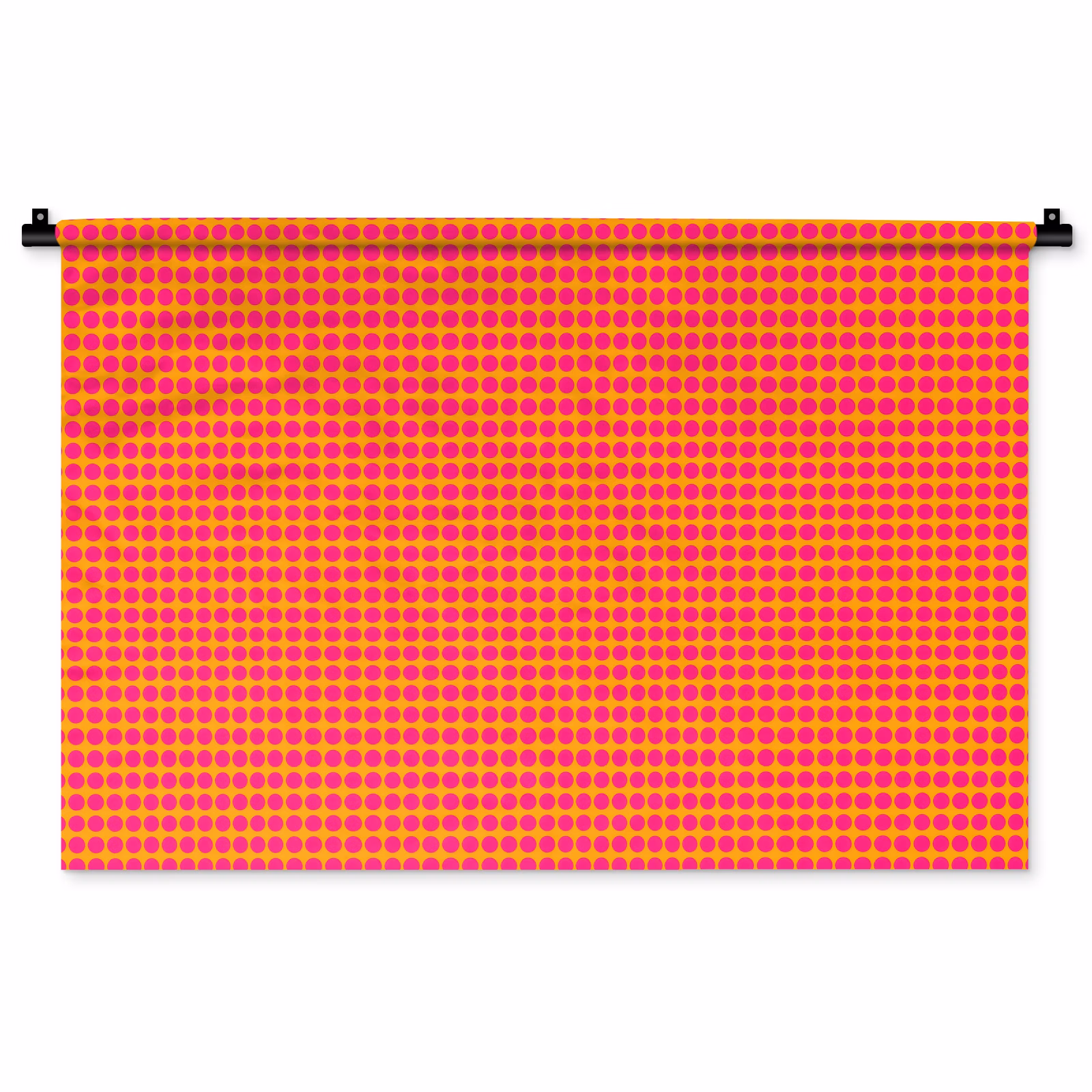 Tenture murale - Moderne - Points - Orange — 1