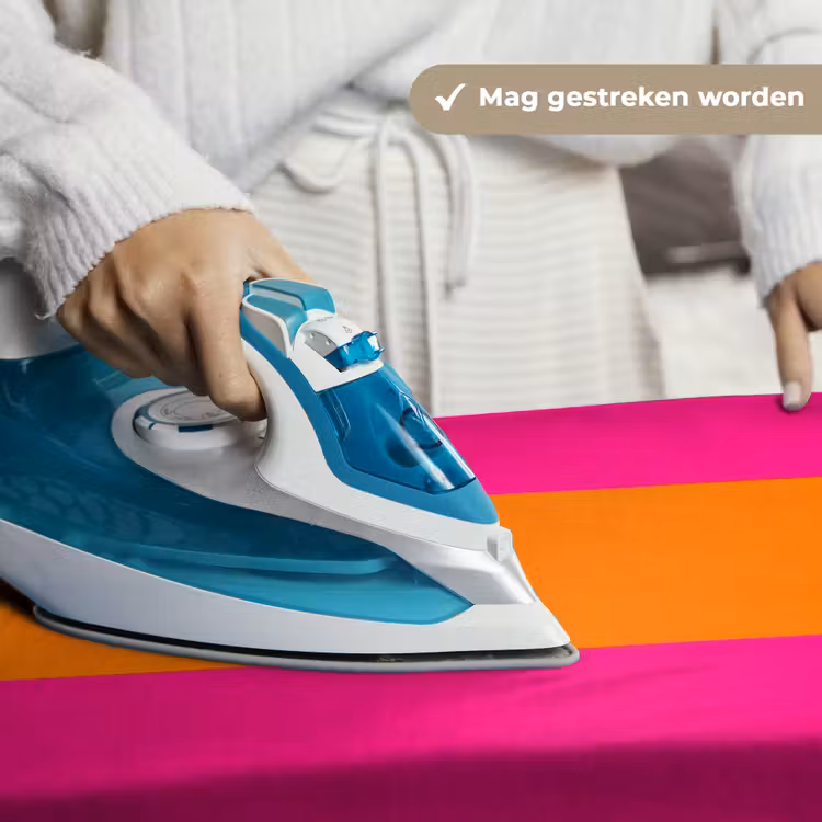 Tenture murale - Rayures - Horizontal - Rose — 7