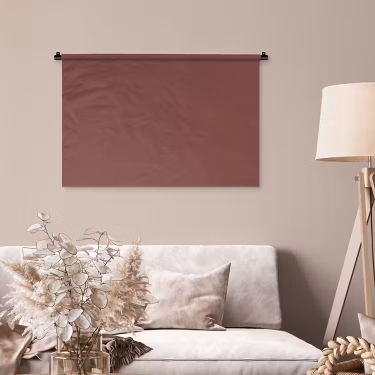Tenture murale - Muted - Raisin - Rouge — 2