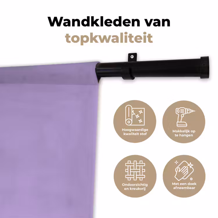 Tenture murale - Soft - Lavande - Violet — 3