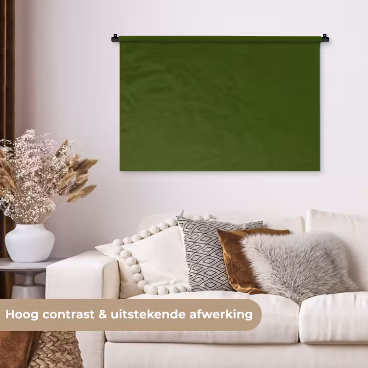 Tenture murale - Olive - Gris terne - Vert — 5