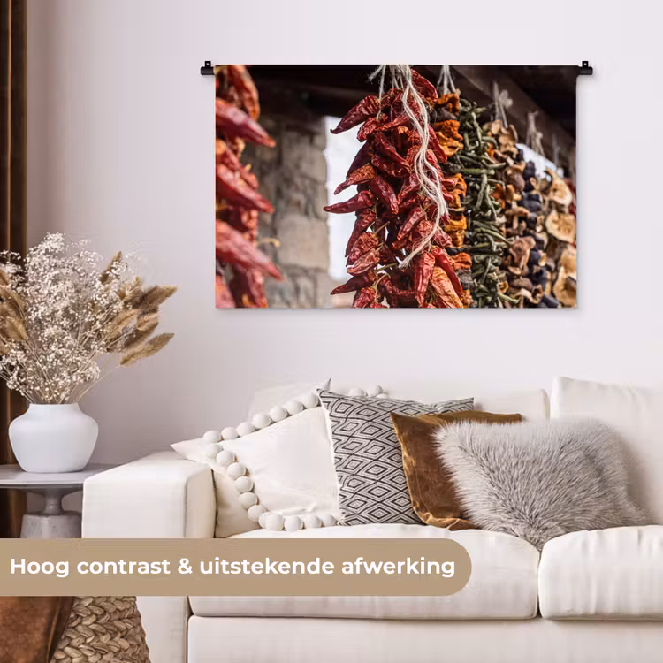 Tenture murale - Piments rouges - Alimentation — 5