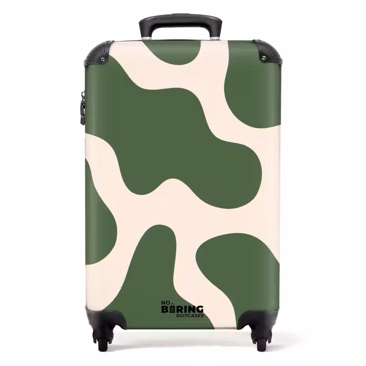 Valise - Abstrait - Formes vertes — 1