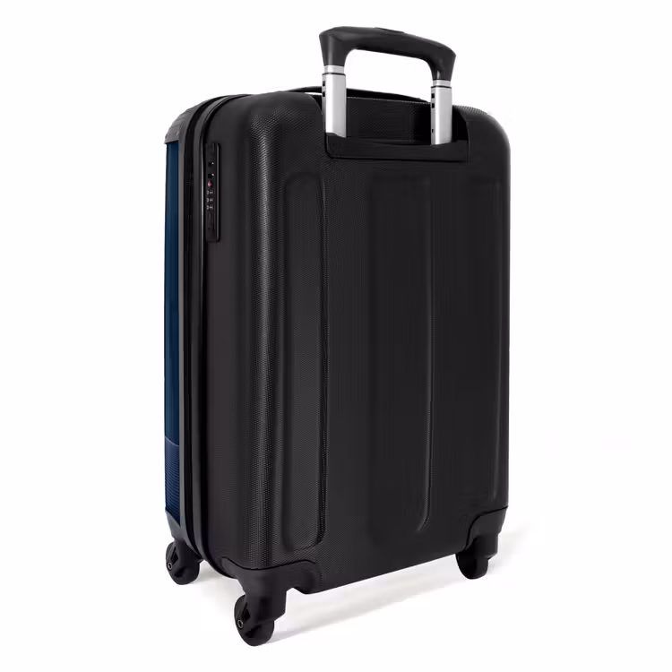 Valise - Abstrait - Lignes ondulées Bleu — 3