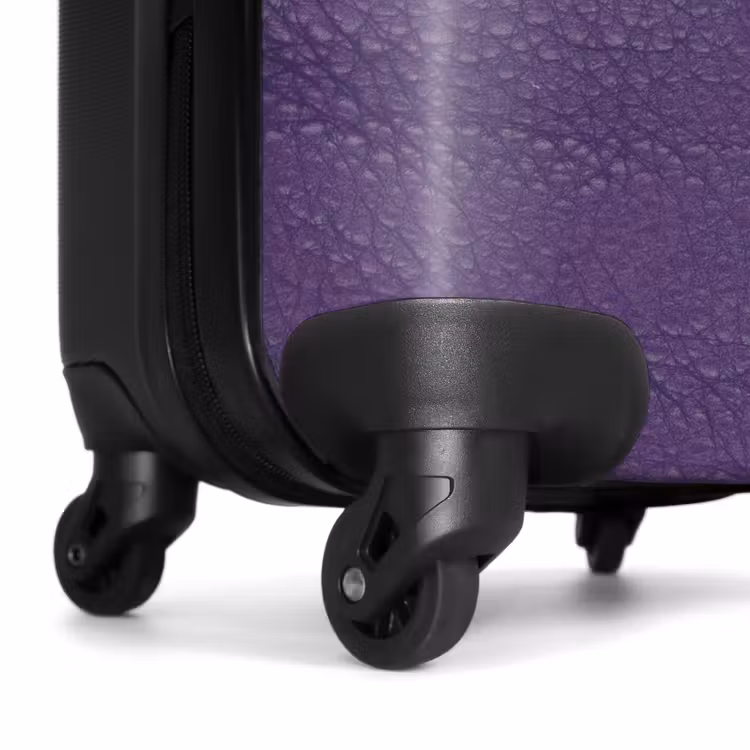 Valise - Aspect cuir violet — 6