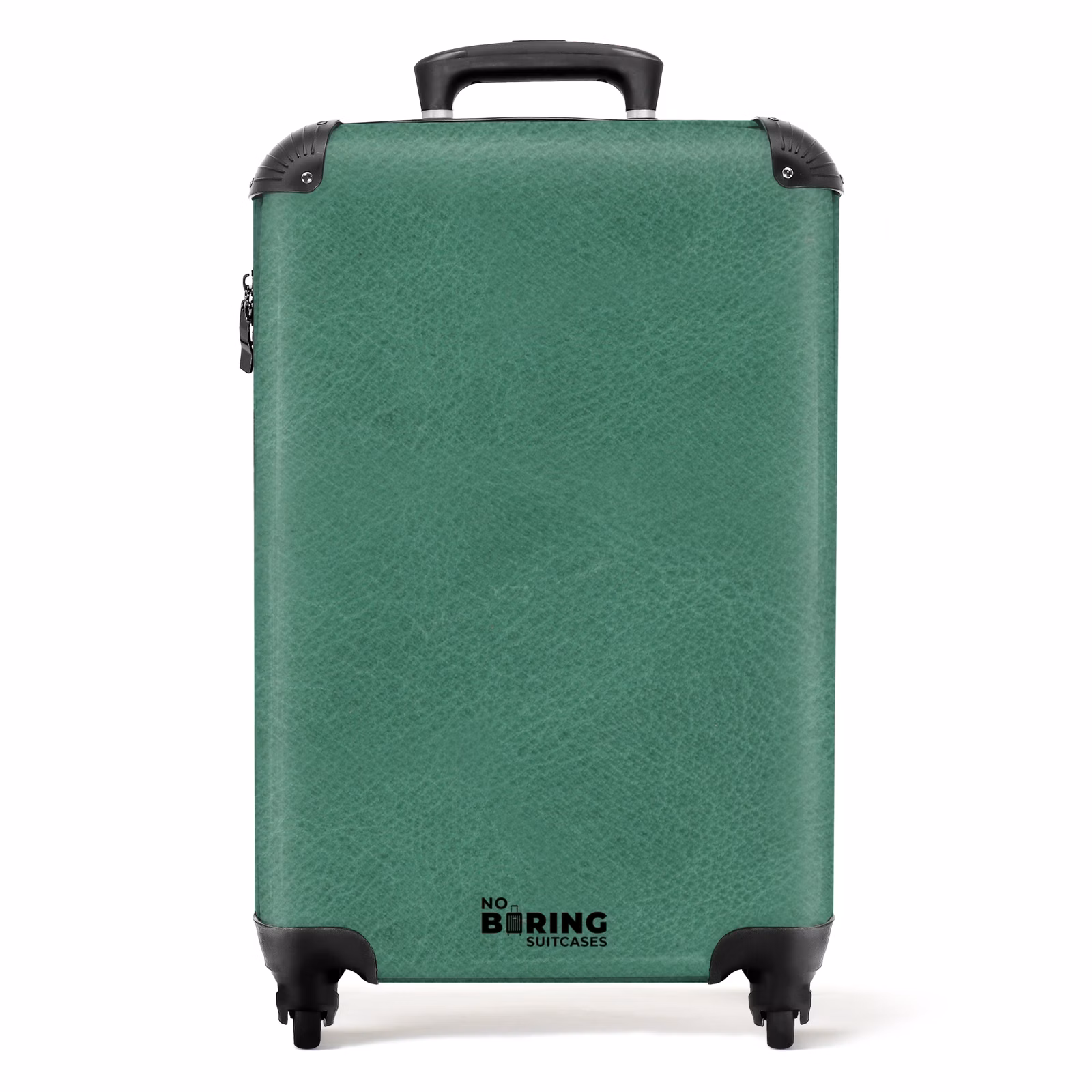 Valise - Aspect cuir bleu vert — 1