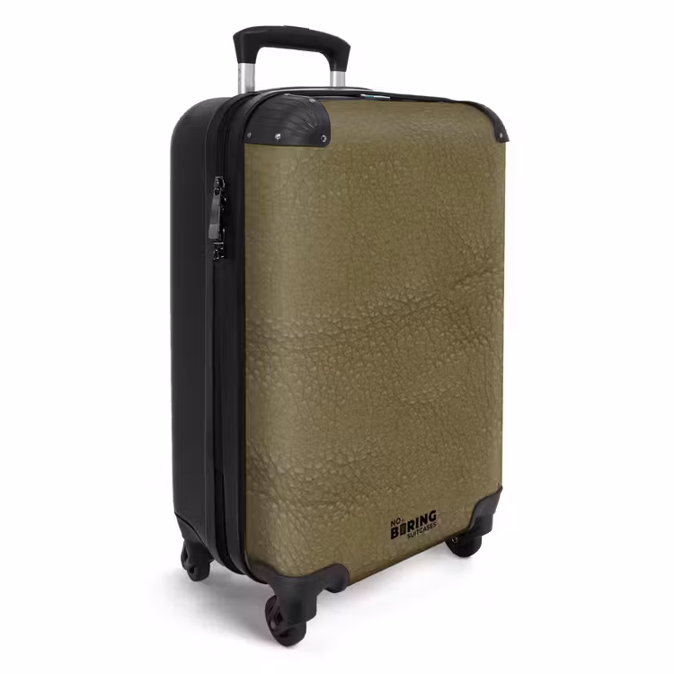Valise - Aspect cuir vert forêt — 2