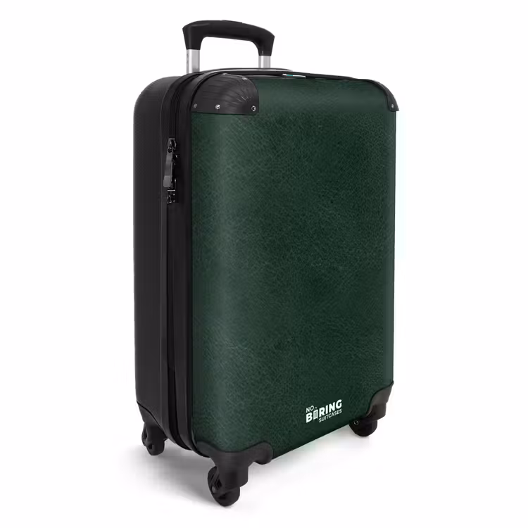 Valise - Aspect cuir vert mousse — 2