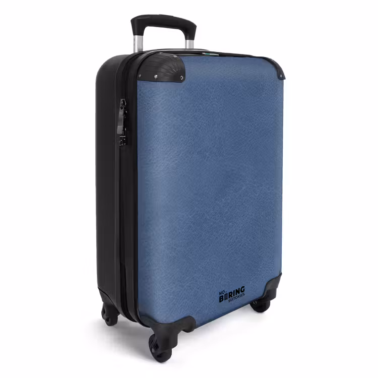 Valise - Cuir bleu — 2
