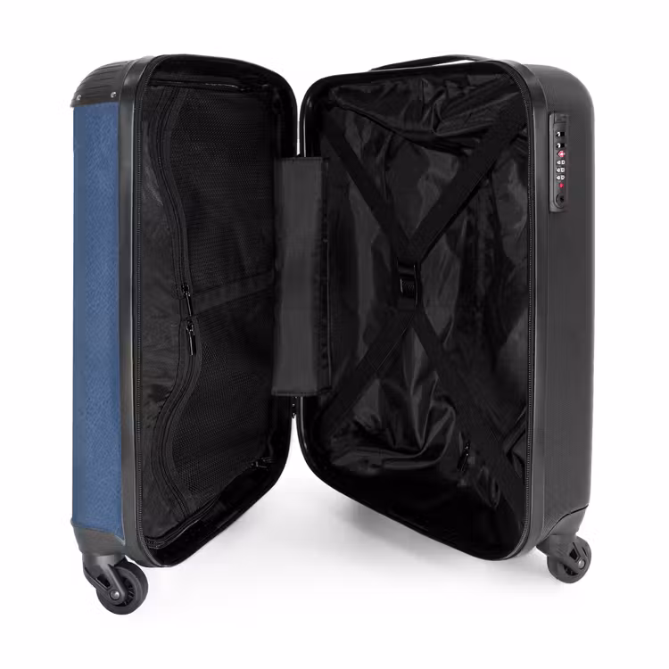 Valise - Cuir bleu — 4