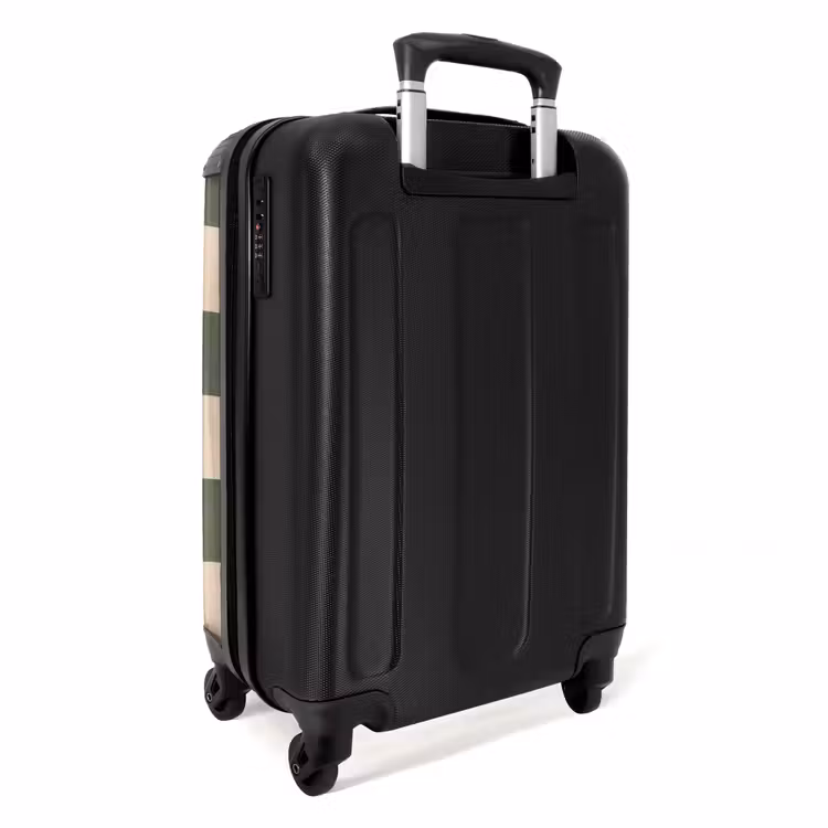 Valise - Carrés - Vert/Beige — 3