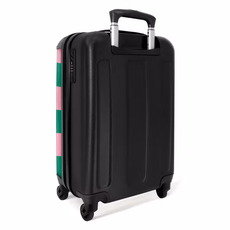Valise - Carrés - Vert/rose — 3